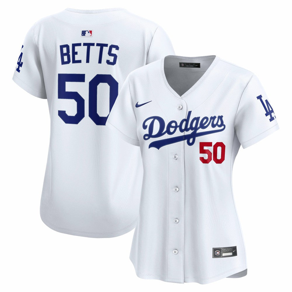 MLB Mookie Betts Los Angeles Dodgers Nike Women's Home Limited Player Jersey