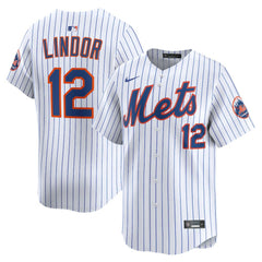MLB Francisco Lindor New York Mets Nike Home Limited Jersey