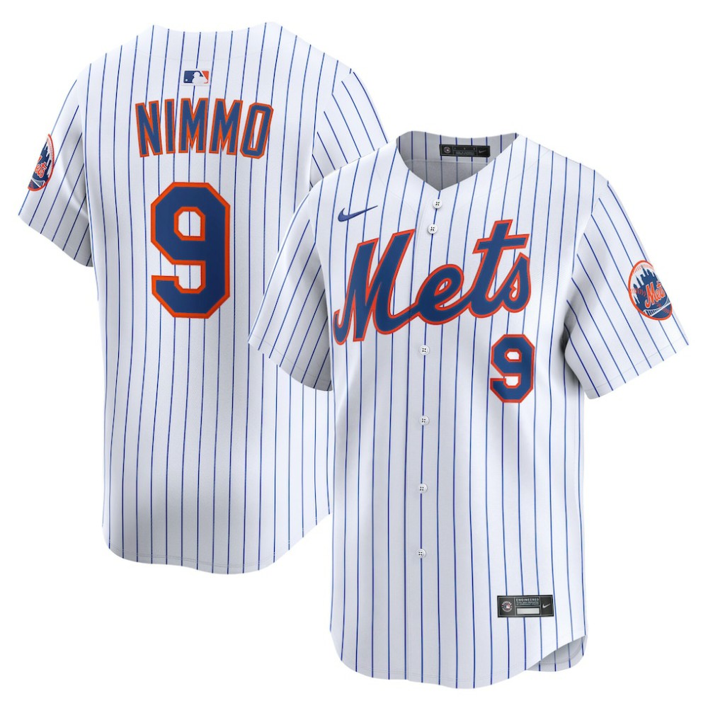 MLB Brandon Nimmo New York Mets Nike Home Limited Player Jersey