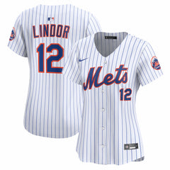 MLB Francisco Lindor New York Mets Nike Women's Home Limited Jersey