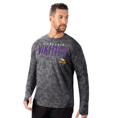 MSX by Michael Strahan Performance Camo Long Sleeve T-Shirt - Minnesota Vikings