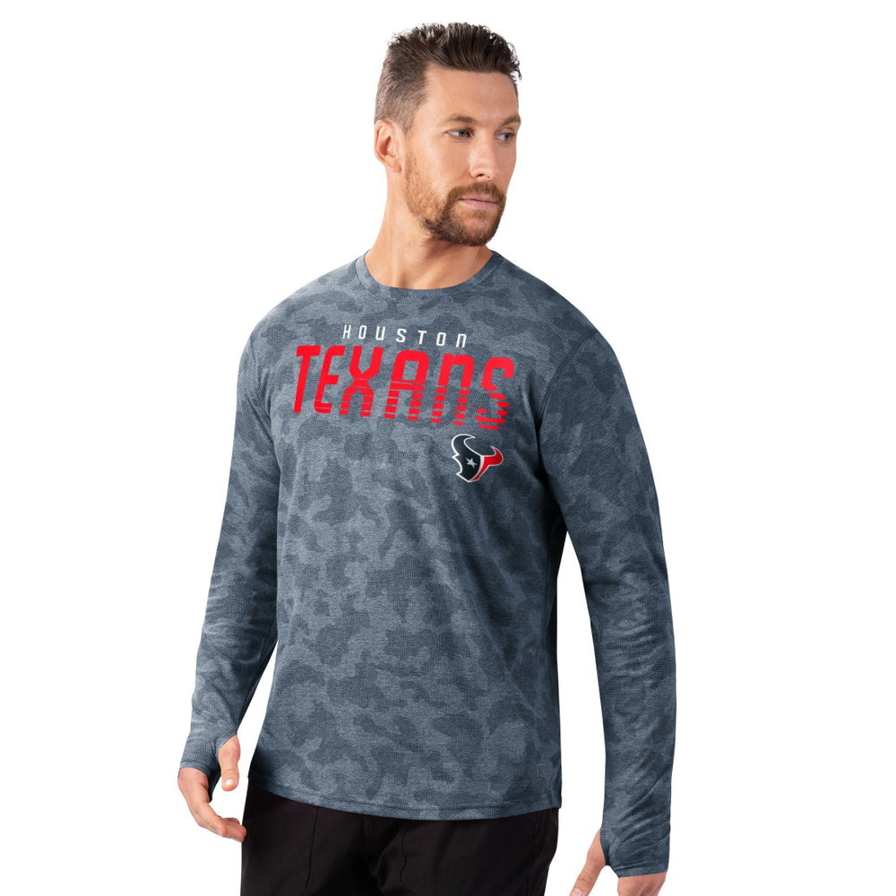 MSX by Michael Strahan Performance Camo Long Sleeve T-Shirt - Houston Texans