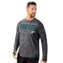 MSX by Michael Strahan Performance Camo Long Sleeve T-Shirt - Philadelphia Eagles