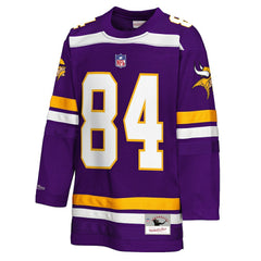 Randy Moss Youth Hockey Fashion Jersey - Minnesota Vikings
