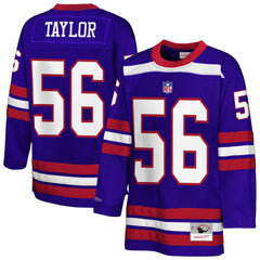 Lawrence Taylor Youth Hockey Fashion Jersey - New York Giants