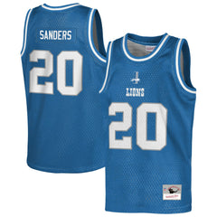 Barry Sanders Youth Retired Player NFL Basketball Fashion Jersey - Detroit Lions