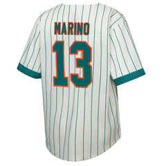 Dan Marino Youth Retired Player Name & Number Baseball Jersey - Miami Dolphins