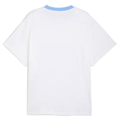 Manchester City 2025 FIFA Club World Cup Hoops T-Shirt - Puma White