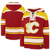 NHL Red Calgary Flames '47 Superior Lacer Hoodie