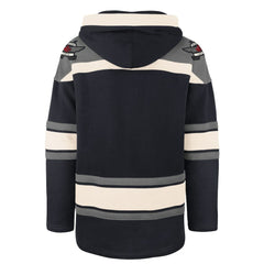 NHL Navy Winnipeg Jets '47 Superior Lacer Hoodie