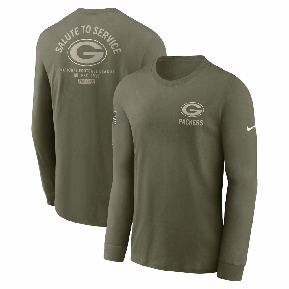 2025 Salute to Service Sideline Long Sleeve T-Shirt - Green Bay Packers