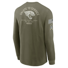 2025 Salute to Service Sideline Long Sleeve T-Shirt - Jacksonville Jaguars