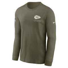 2025 Salute to Service Sideline Long Sleeve T-Shirt - Kansas City Chiefs