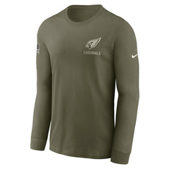 2025 Salute to Service Sideline Long Sleeve T-Shirt - Arizona Cardinals
