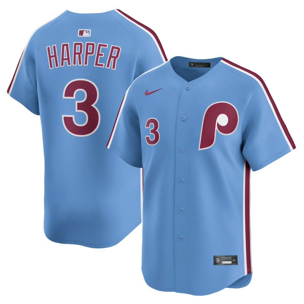 MLB Bryce Harper Philadelphia Phillies Nike Alternate Limited Player Jersey