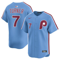 MLB Trea Turner Philadelphia Phillies Nike Alternate Limited Player Jersey