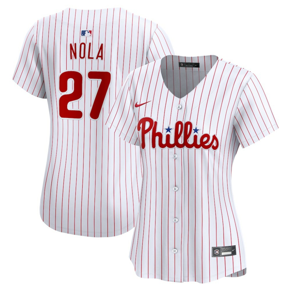 MLB Aaron Nola Philadelphia Phillies Nike Women's Home Limited Player Jersey