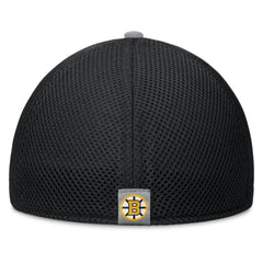 NHL Black Boston Bruins Fanatics Fundamentals Span Flex Hat