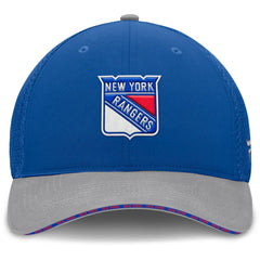 NHL Blue New York Rangers Fanatics Fundamentals Span Flex Hat