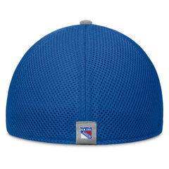 NHL Blue New York Rangers Fanatics Fundamentals Span Flex Hat