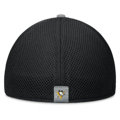 NHL Black Pittsburgh Penguins Fanatics Fundamentals Span Flex Hat