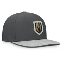 NHL Charcoal Vegas Golden Knights Fanatics Fundamentals Loden Snapback Hat