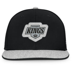 NHL Black Los Angeles Kings Fanatics Fundamentals Loden Snapback Hat