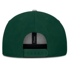 NHL Green Minnesota Wild Fanatics Fundamentals Loden Snapback Hat