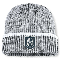 NHL Charcoal/White Vegas Golden Knights Fanatics Fundamental Haze Cuffed Knit Hat