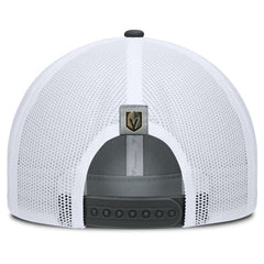 NHL Gray/Charcoal Vegas Golden Knights Fanatics Fundamental Adapt Trucker Adjustable Hat