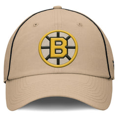 NHL Tan Boston Bruins Fanatics Heritage Setoff Adjustable Hat
