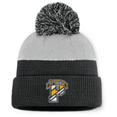 NHL Black/Gray Pittsburgh Penguins Fanatics Authentic Pro Home Ice Cuffed Knit Hat with Pom
