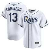 MLB Junior Caminero Tampa Bay Rays Nike Home Limited Jersey
