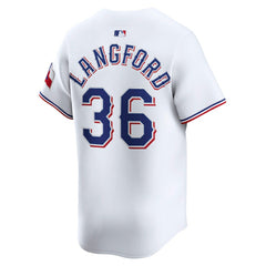 MLB Wyatt Langford Texas Rangers Nike Home Limited Player Jersey