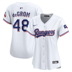 MLB Jacob deGrom Texas Rangers Nike Women's Home Limited Player Jersey