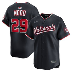 MLB James Wood Washington Nationals Nike Alternate Limited Player Jersey