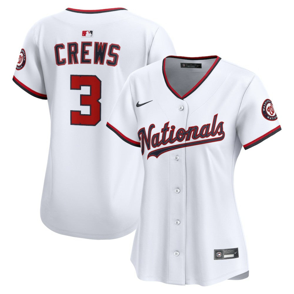 MLB Dylan Crews Washington Nationals Nike Women's Home Limited Player Jersey