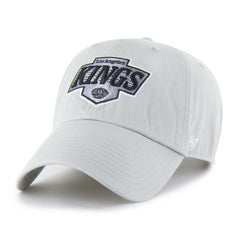 NHL Gray Los Angeles Kings '47 Core Logo Clean Up Adjustable Hat
