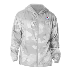 NHL Gray Colorado Avalanche Columbia Camo Flash Challenger Omni-Shade Full-Zip Hoodie Windbreaker