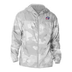 NHL Gray Columbus Blue Jackets Columbia Camo Flash Challenger Omni-Shade Full-Zip Hoodie Windbreaker