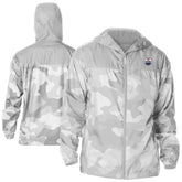 NHL Gray Edmonton Oilers Columbia Camo Flash Challenger Omni-Shade Full-Zip Hoodie Windbreaker