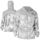NHL Gray New York Islanders Columbia Camo Flash Challenger Omni-Shade Full-Zip Hoodie Windbreaker