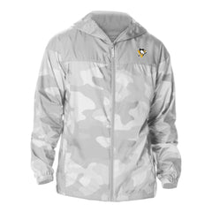 NHL Gray Pittsburgh Penguins Columbia Camo Flash Challenger Omni-Shade Full-Zip Hoodie Windbreaker