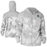 NHL Gray San Jose Sharks Columbia Camo Flash Challenger Omni-Shade Full-Zip Hoodie Windbreaker