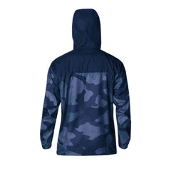 NHL Navy Seattle Kraken Columbia Camo Flash Challenger Omni-Shade Full-Zip Hoodie Windbreaker