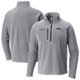 NHL Gray Utah Mammoth Columbia Fast Trek III Raglan Half-Zip Fleece Jacket