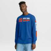 NHL Royal New York Islanders Fanatics Goal Crease Legacy Long Sleeve T-Shirt