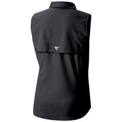 NHL Black Utah Mammoth Columbia Women's Tamiami Omni-Shade Sleeveless Button-Up Shirt