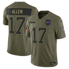 Josh Allen 2025 Salute to Service Limited Jersey - Buffalo Bills