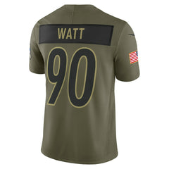 T.J. Watt 2025 Salute to Service Limited Jersey - Pittsburgh Steelers
